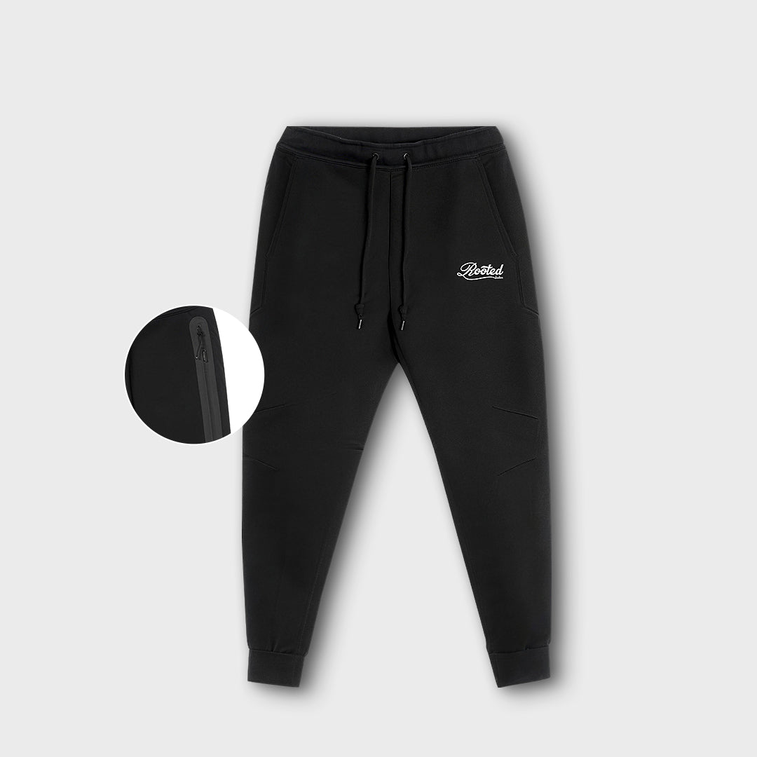 Rooted Labs Black Jogger Sweatpants