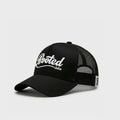Rooted Labs Black Trucker Hat Snapback