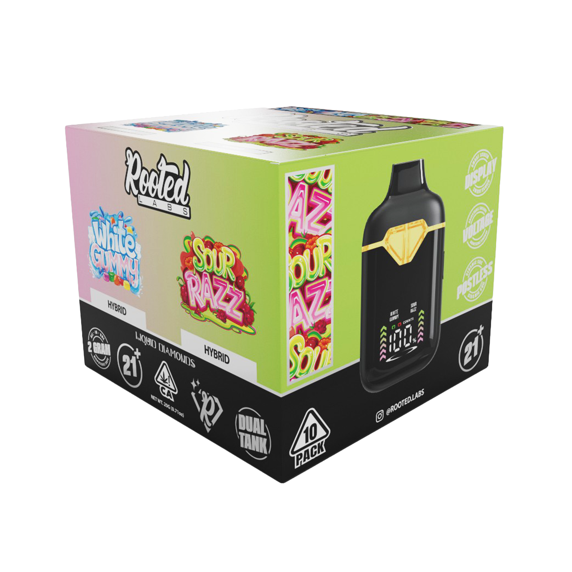 White Gummy x Sour Razz